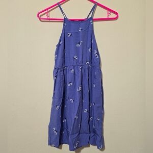 Floral Blue Kids Dress
